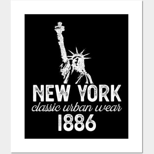 New York Classic Urban Wear 1886 Posters and Art